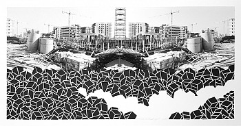 amir tomashov encapsulating the present 1 2018 mixed media 86.5x46.5 cm