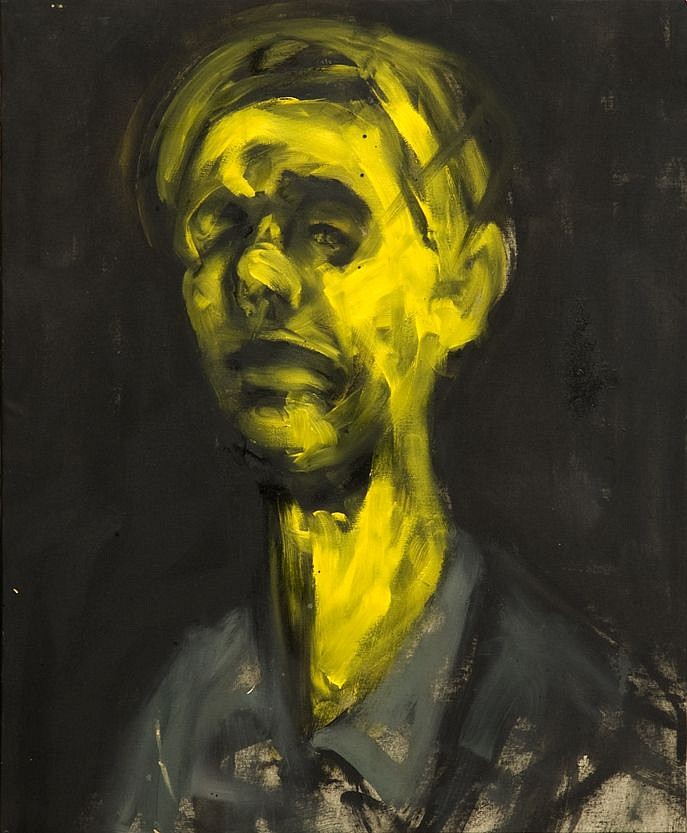 Michele Bubacco, Autoritratto giallo
2010, Oil on canvas