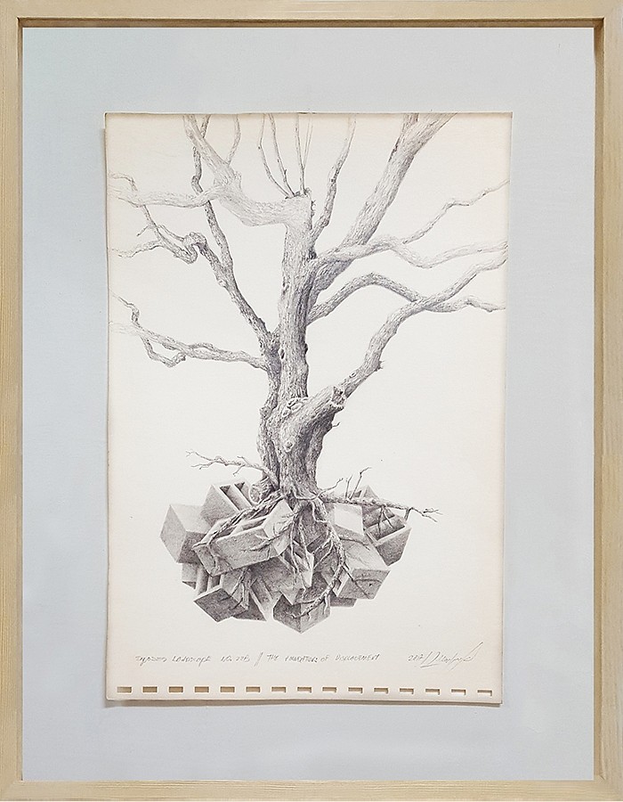 Amir Tomashov, Exposed landscape 22b
2017, Graphite on paper