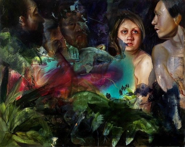 Angela Fraleigh, You'll see me from a trillion miles
2014, Oil on canvas