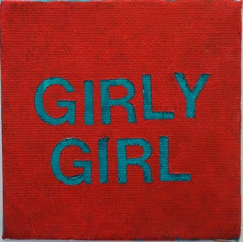 Betty Tompkins, Girly Girl #2
2015, Acrylic on canvas