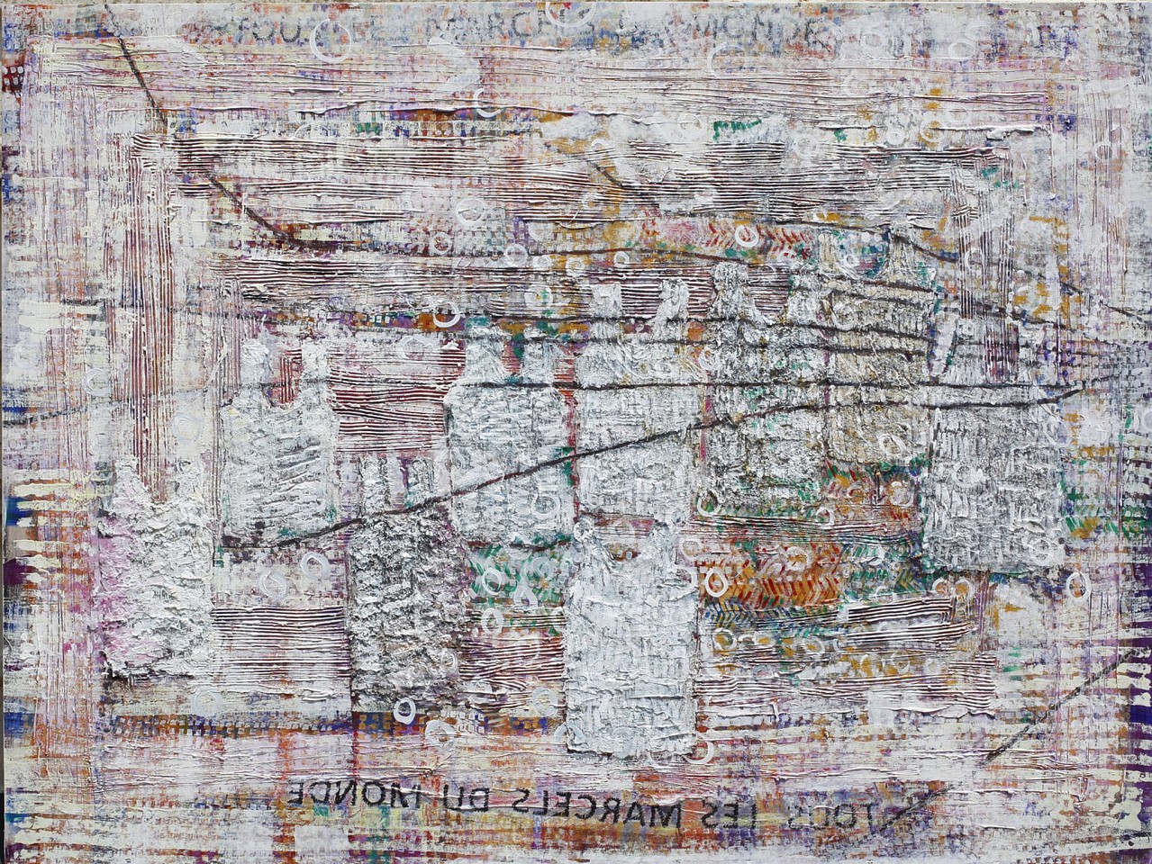 Avivit Ballas Baranes, All World's Marcels
2012, Mixed media on plywood