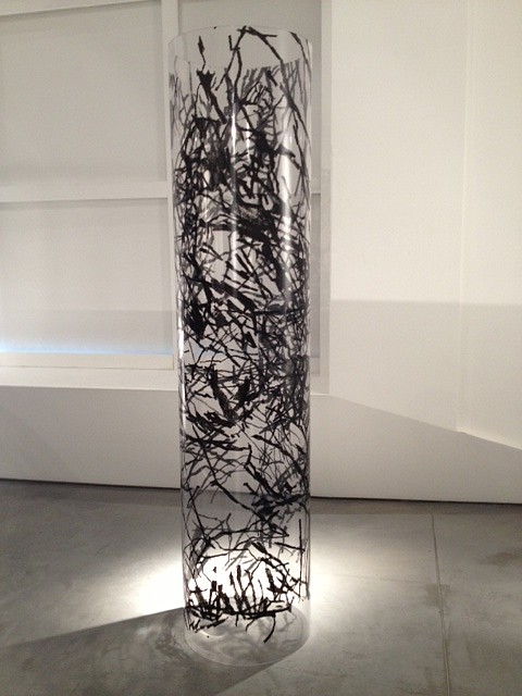 Daniella Sheinman, String Line (Column I)
2013, Screen print on perspex