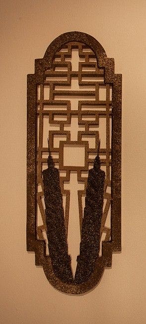 Liat Livni, Windows of Modernity 5
2012, Sand on cardboard