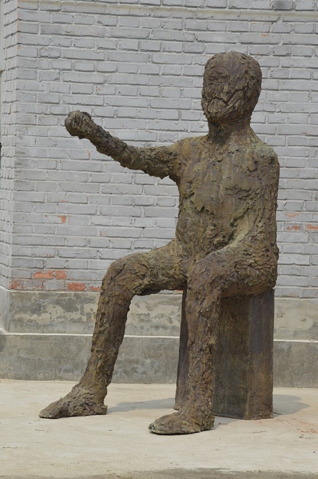 Ofer Lellouche, A man with a hand
2012, Bronze