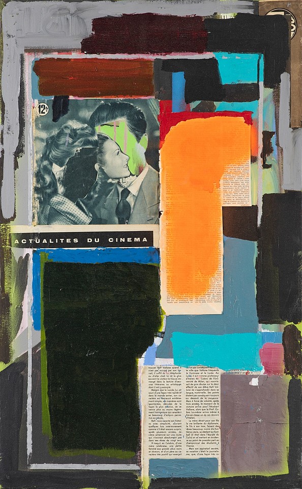 Elad Kopler  Gilad Kahana, Actualités du Cinema
2019, Mixed media and collage on canvas