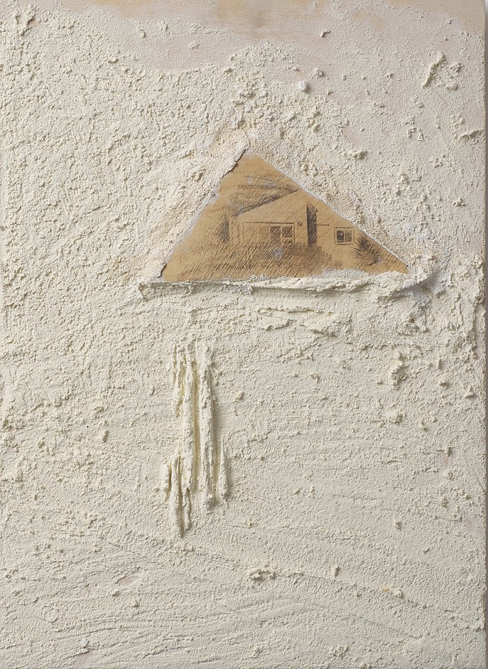 Tamar Roded, Untitled
2020, Print and plaster on wood