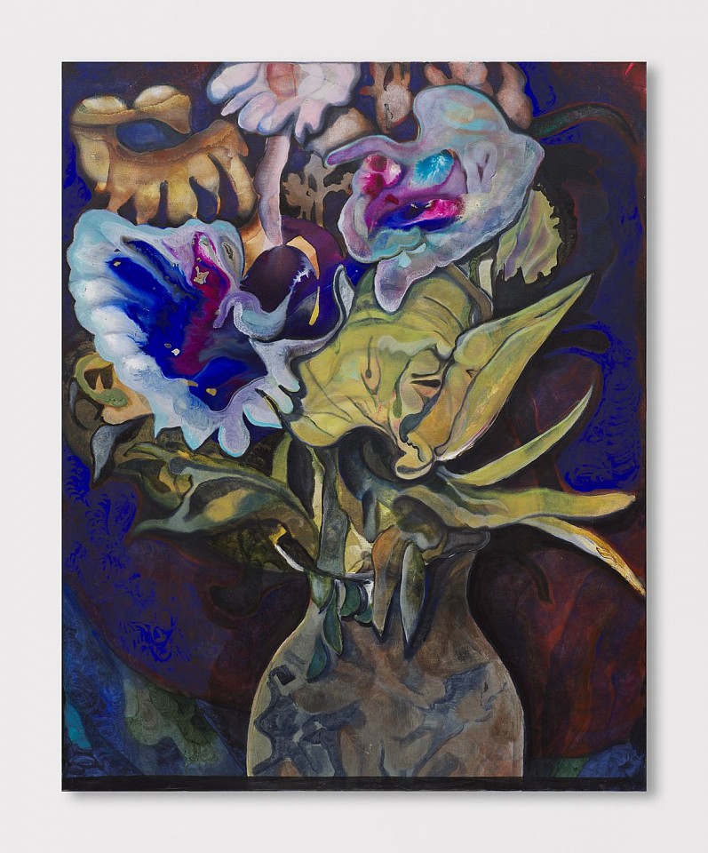 Maya Bloch, Untitled (Big Flowers 2)
2015, Acrylic on canvas