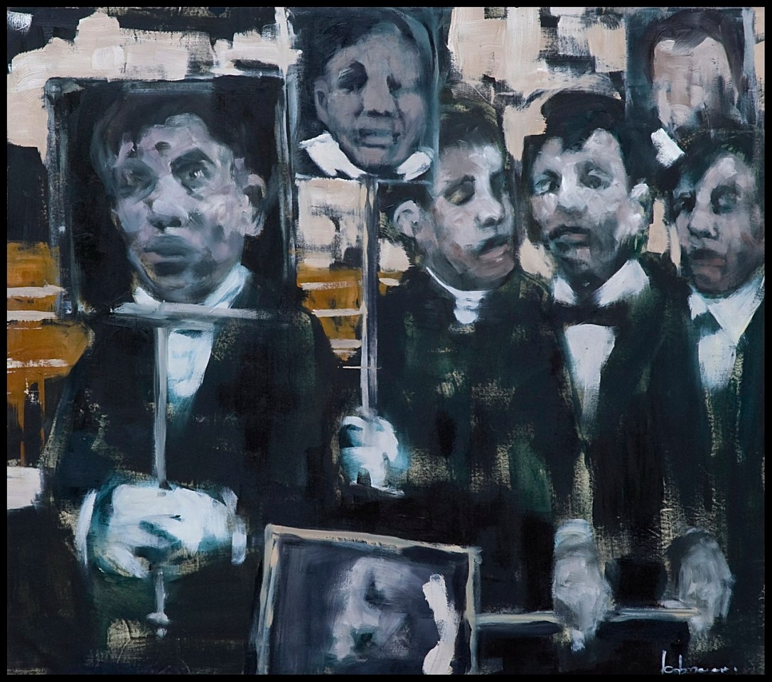 Michele Bubacco, Parata d'identita (Identity Parade)
2009, Oil on canvas