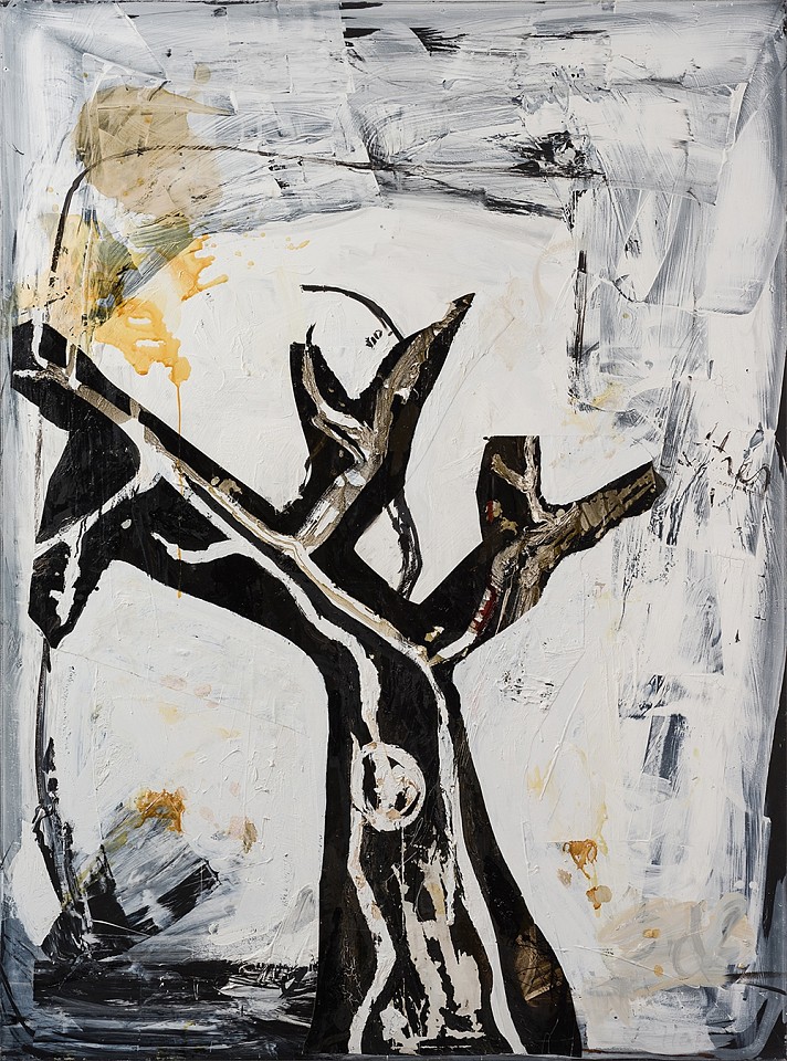 Tsibi Geva, Olive Tree
2010, Acrylic, oil and collage on canvas