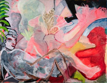 Two Women, oil on canvas, 150x200 cm, 2022