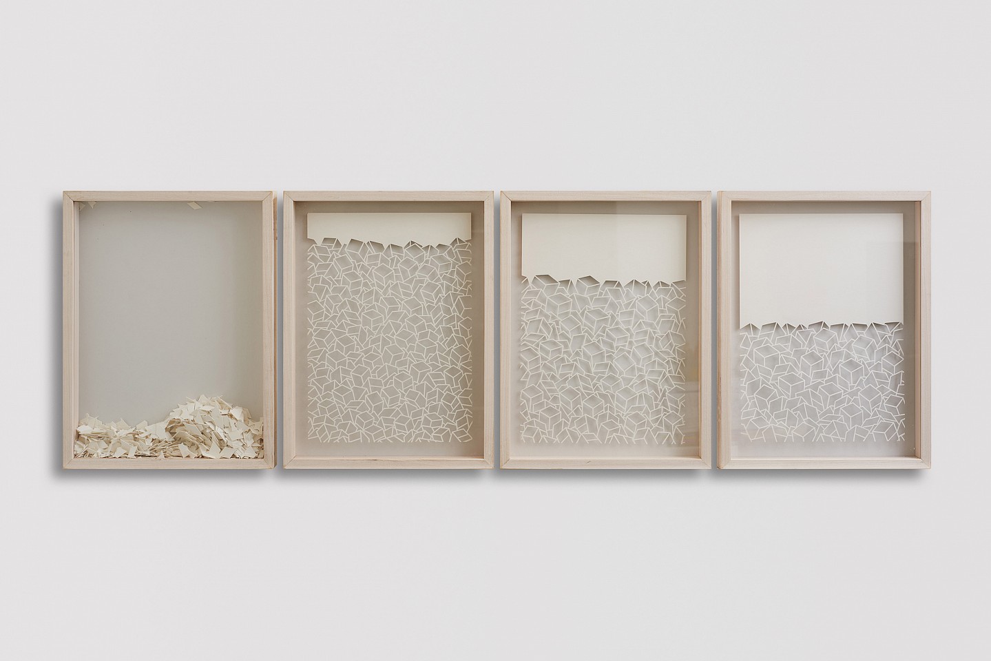 Amir Tomashov, Exposed Landscape no.11i [quatroptich/4 parts]
2021, Paper cutout