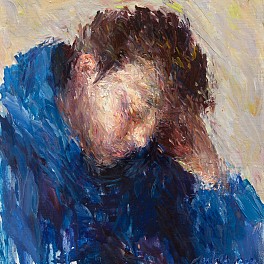 liel accoudÃƒÂ© en bleu 2020 32 x 30cm