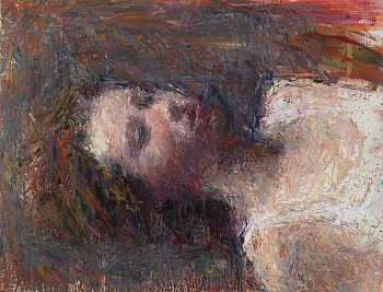 natan sur le dos regardant le file 62 x 80cm