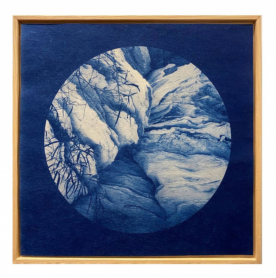 Itamar Freed & Kristina Chan, Pinholes 2
2021, Cyanotype on Tosa Wasa handmade Japanese paper