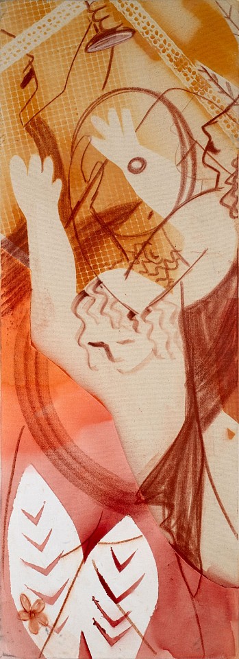 Sara Benninga, Downwards Glance
2023, Acrylic, dry pastel on canvas