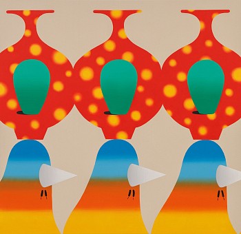 This Time Journey 120x115cm Enamel on canvas 2024 FOR WEBSITE